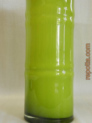 extra large apple green bamboo glass vase