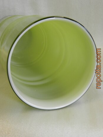 extra large apple green bamboo glass vase