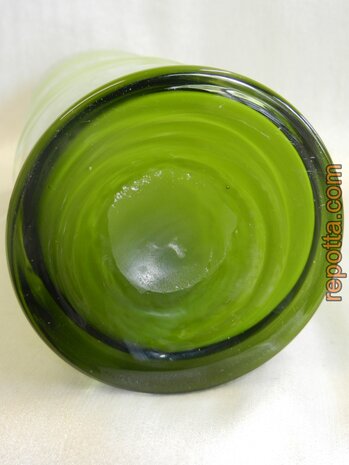 extra large apple green bamboo glass vase